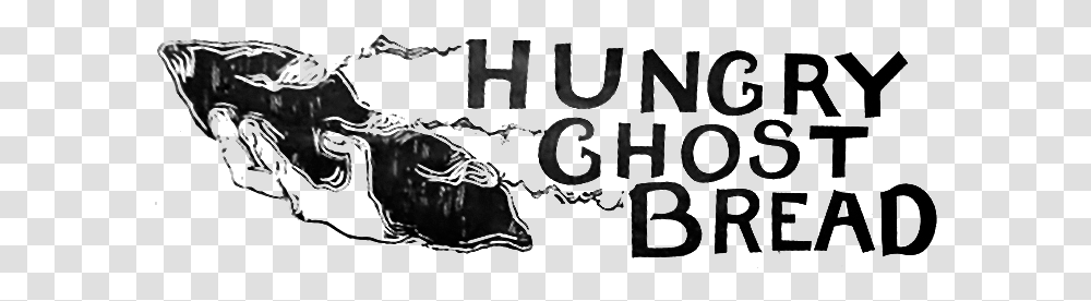 Hungry Ghost Bread Illustration, Alphabet, Word, Logo Transparent Png