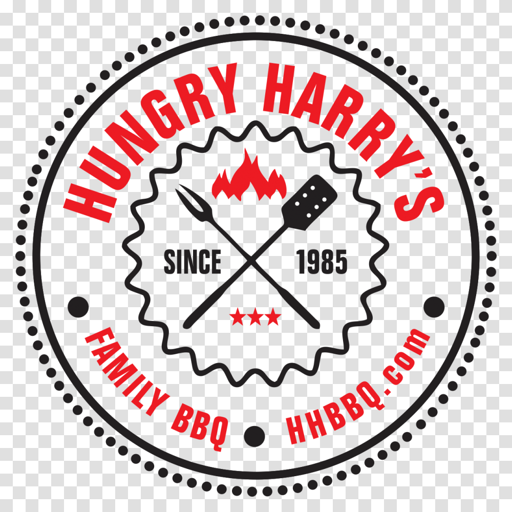 Hungry Harry S Family Bbq Circle, Label, Logo Transparent Png