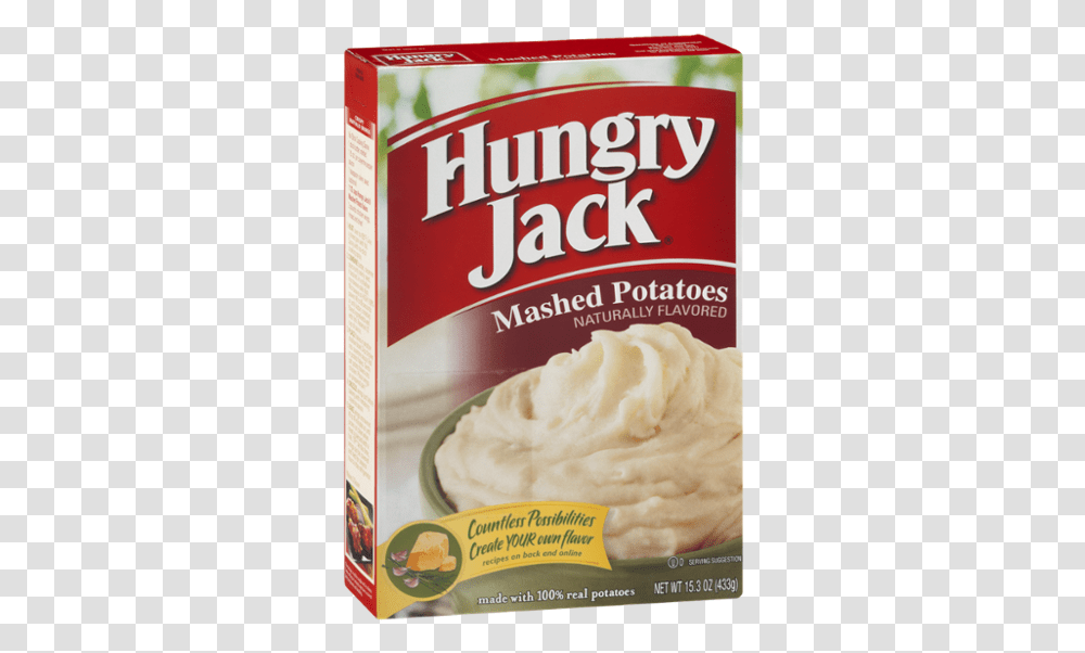 Hungry Jack Mashed Potatoes 26.7 Oz, Ice Cream, Dessert, Food, Creme Transparent Png