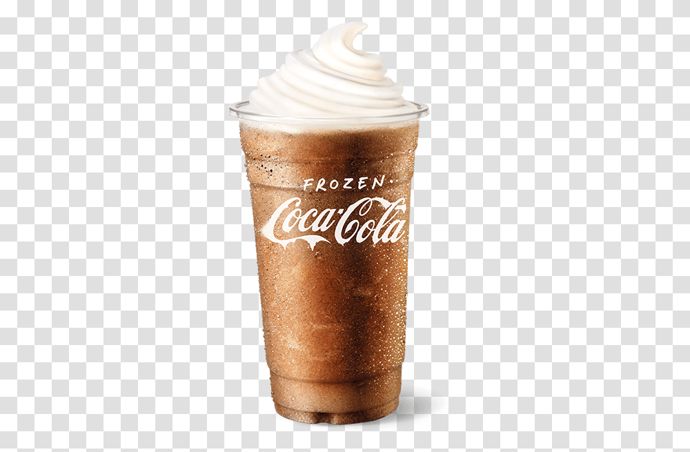 Hungry Jacks Frozen Coke Coca Cola, Beverage, Drink, Soda, Beer Transparent Png