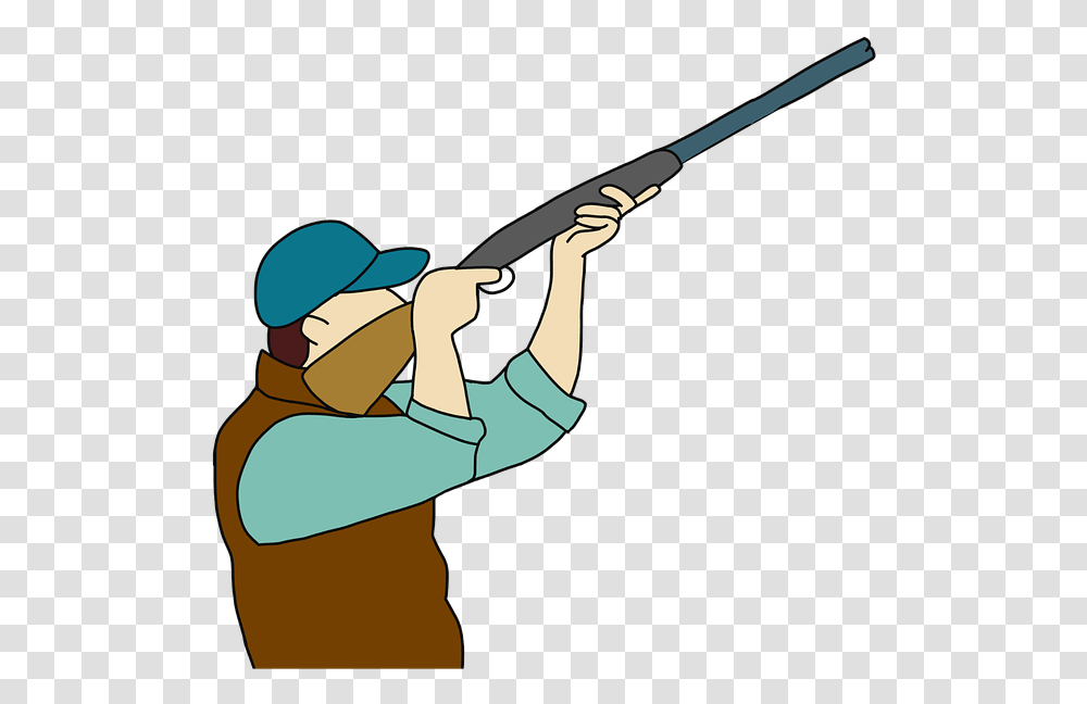 Hunter And Animals Cartoon, Weapon, Weaponry, Gun, Shotgun Transparent Png
