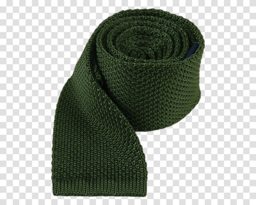 Hunter Green Knitted Tie Scarf, Apparel, Outdoors, Nature Transparent Png