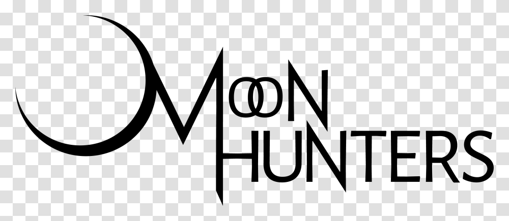 Hunter Text Moon Hunters Logo, Gray, World Of Warcraft Transparent Png