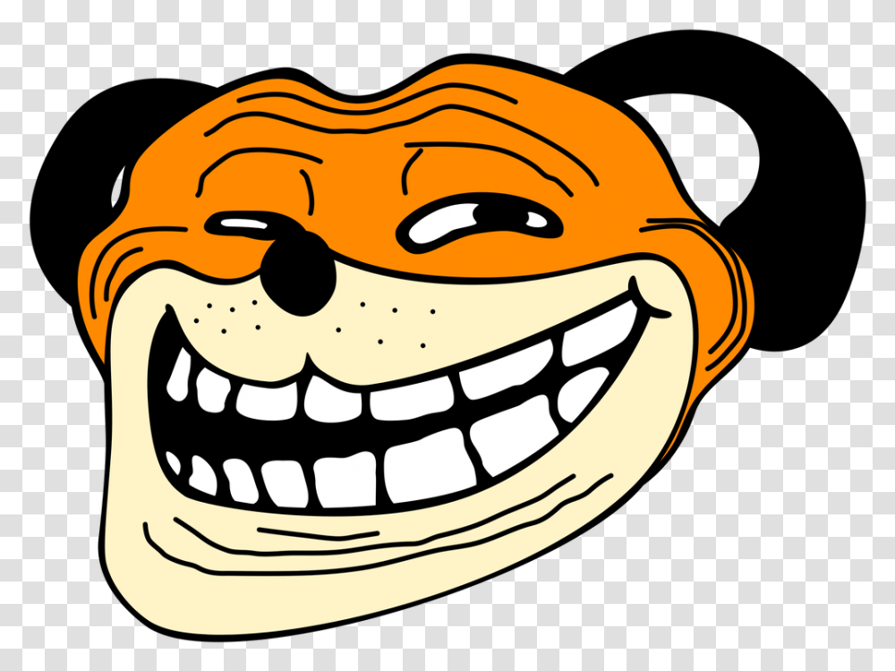 Hunter Vector Duck Troll Face, Teeth, Mouth, Lip, Doodle Transparent Png
