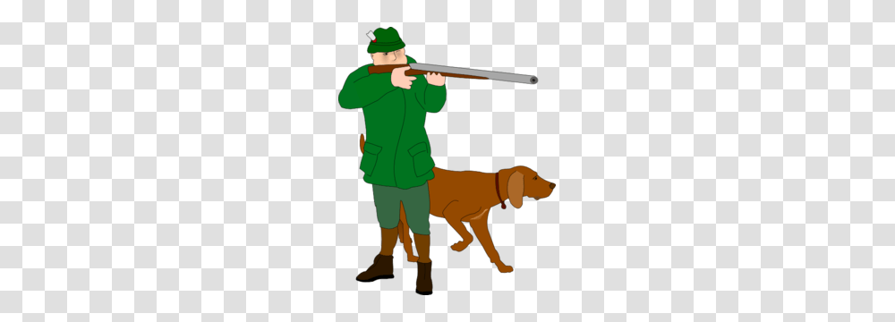 Hunter With Dog Clip Art, Person, Outdoors, Duel, Hunting Transparent Png