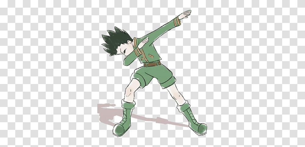 Hunter X Dabbing Anime Speed Lines, Person, Human, Art Transparent Png