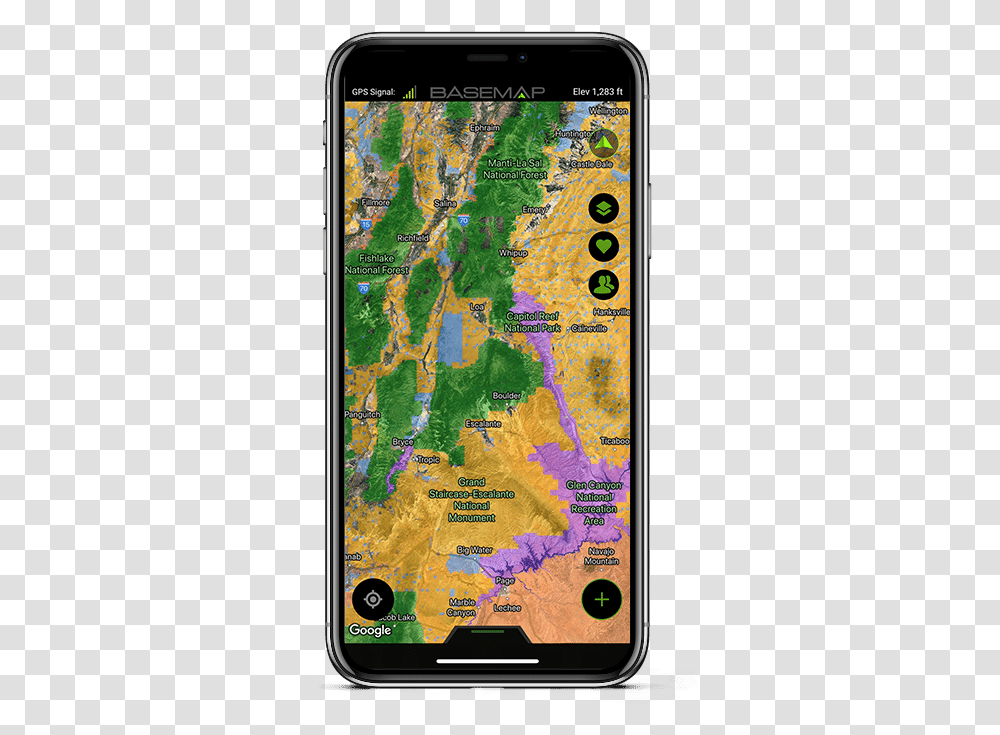 Hunting App Basemap, Mobile Phone, Electronics, Cell Phone, Plot Transparent Png