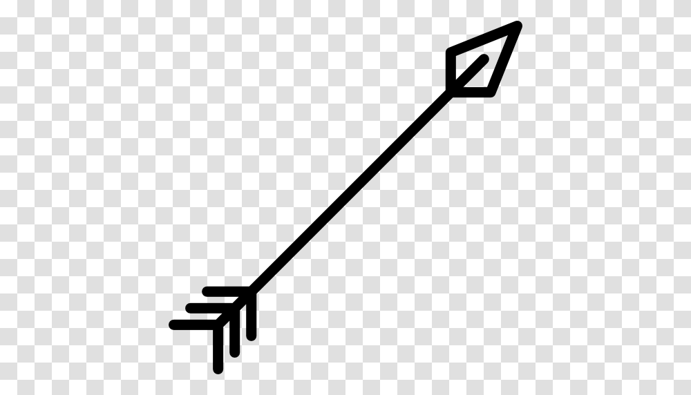 Hunting Archery Bow Weapons Arrow Icon, Shovel, Tool, Rake Transparent Png