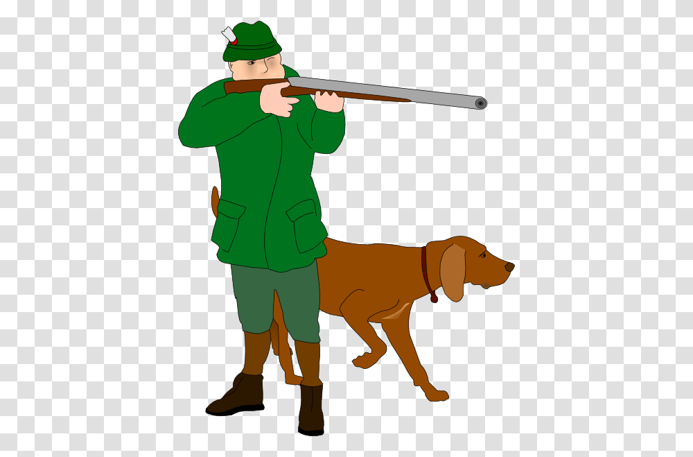 Hunting Clip Art, Person, Standing, Weapon Transparent Png