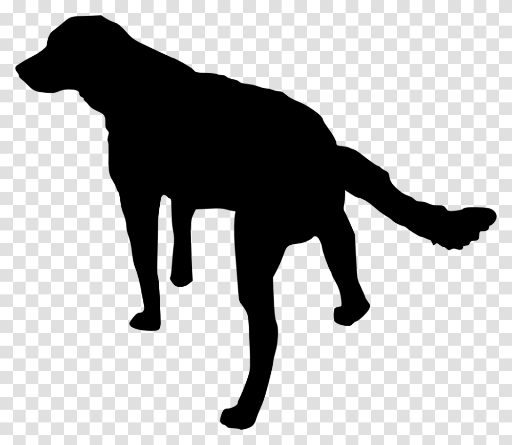 Hunting Clipart Black Lab, Silhouette, Person, Human, Stencil Transparent Png