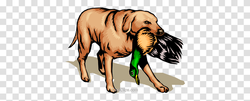 Hunting Dog Royalty Free Vector Clip Art Illustration, Animal, Zebra, Wildlife, Mammal Transparent Png