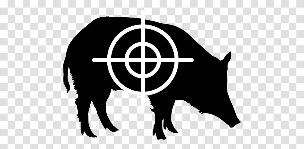 Hunting Killed Pencil And Target Icon Light Blue, Stencil, Silhouette, Diamond Transparent Png