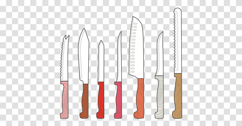 Hunting Knife, Blade, Weapon, Weaponry, Tie Transparent Png