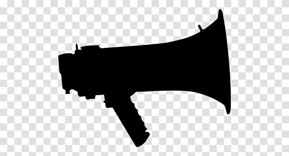 Huntington S Disease Society Of America Organization Speaking Into A Mega Phone, Bow, Toy, Water Gun, Silhouette Transparent Png