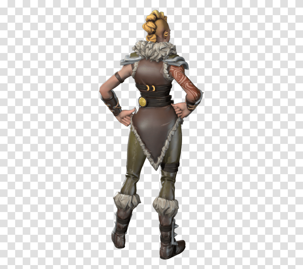 Huntress Outfit Warrior Back, Figurine, Costume, Apparel Transparent Png