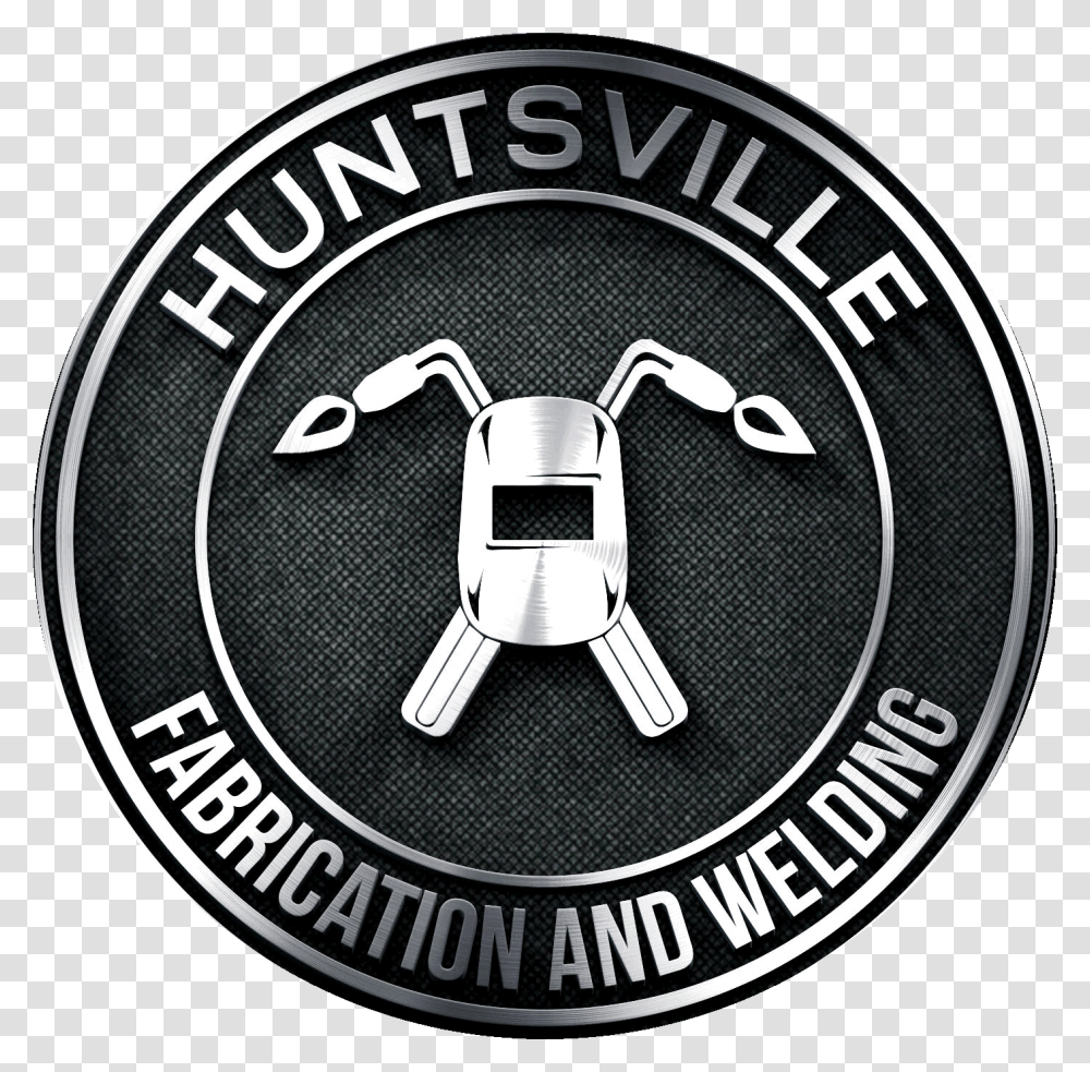 Huntsville Fabrication And Welding Emblem, Logo, Trademark, Coupe Transparent Png