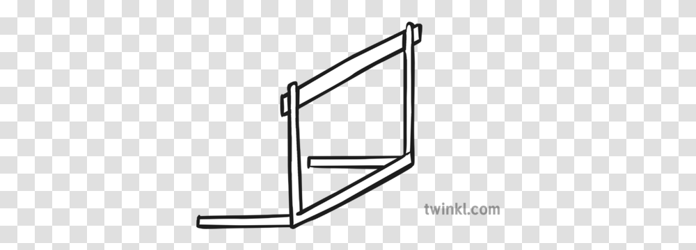 Hurdle Black And White 1 Illustration Twinkl Line Art, Symbol, Mailbox, Letterbox, Emblem Transparent Png