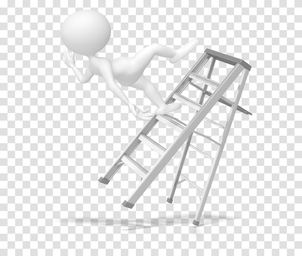 Hurdles Clipart 3d Man Falling From Ladder, Person, Human, Outdoors, Machine Transparent Png