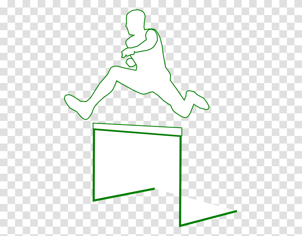 Hurdles Jump Sports Hurdling, Screen, Electronics, Furniture, Monitor Transparent Png