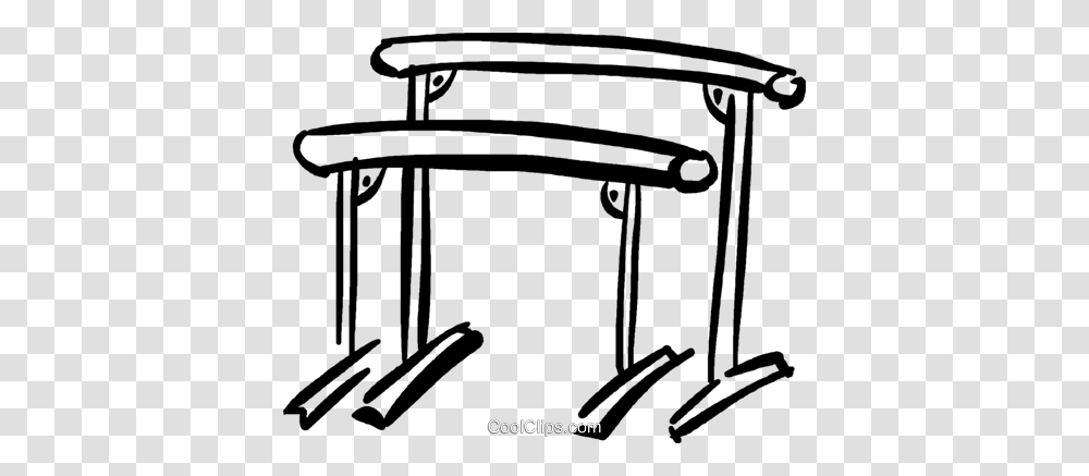 Hurdles Royalty Free Vector Clip Art Illustration, Furniture, Chair, Utility Pole, Gate Transparent Png