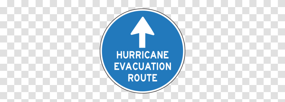 Hurricane Evacuation Route Clip Art, Sign, Road Sign Transparent Png