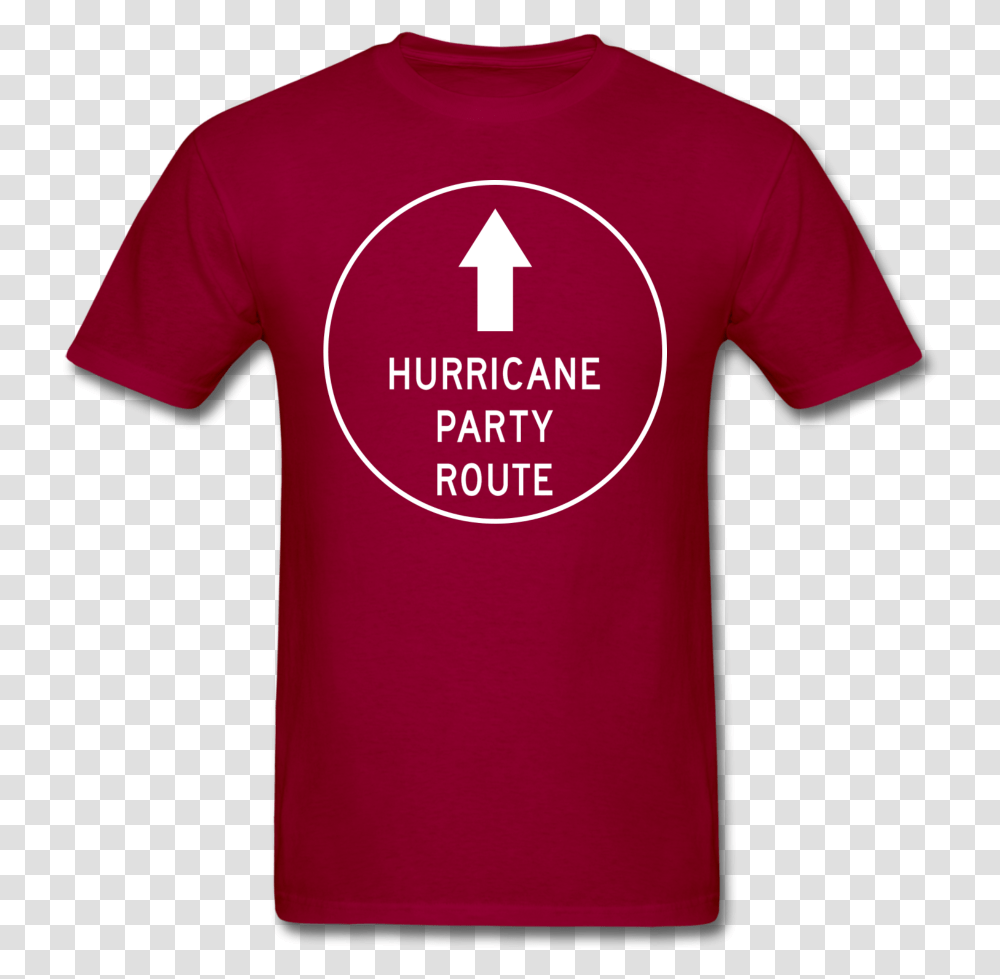 Hurricane Party Route Unisex Tee T Shirt, Apparel, T-Shirt Transparent Png