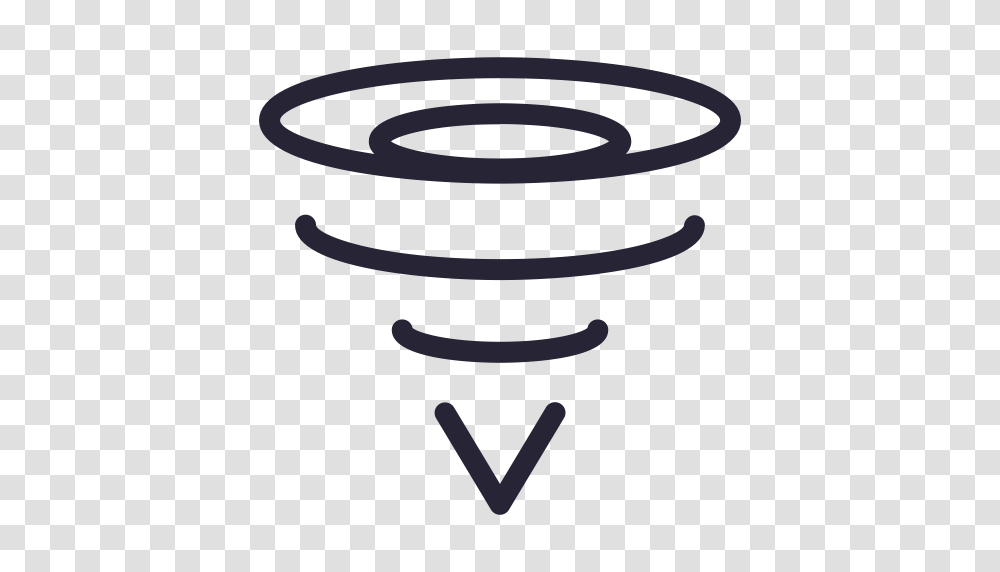 Hurricane Storm Tornado Icon With And Vector Format For Free, Spiral, Coil, Rotor, Machine Transparent Png