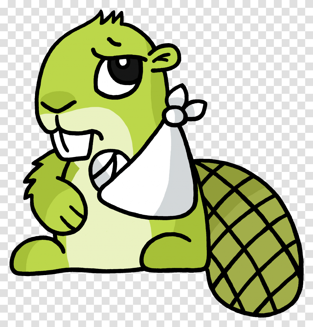 Hurt Adsy Adsy Beaver Clipart, Green, Apparel, Plant Transparent Png