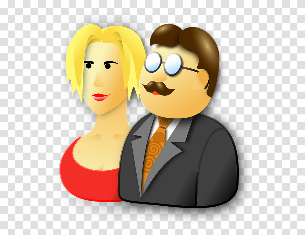 Husband Wife Clipart, Tie, Accessories, Accessory, Crowd Transparent Png