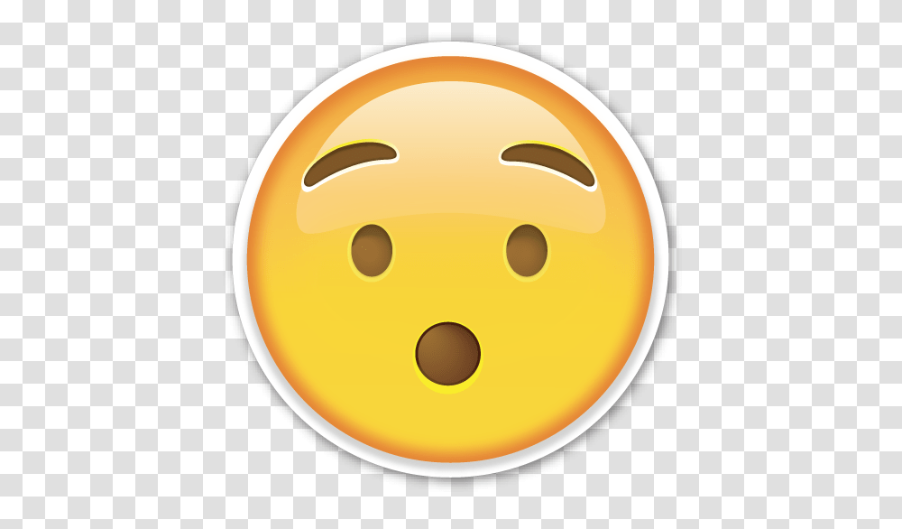 Hushed Face Emojis Emoji Stickers Emoji And Emoticon, Food, Drawing, Cookie Transparent Png
