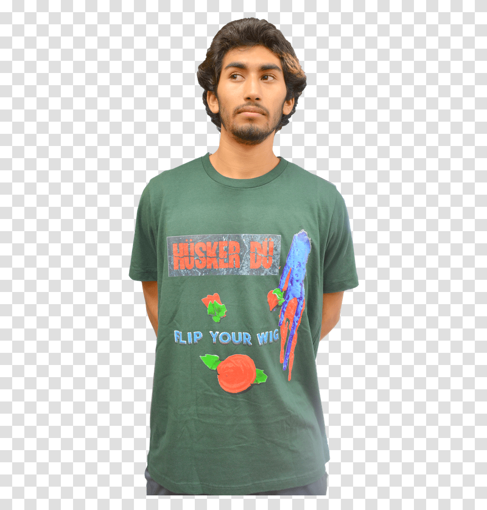 Husker Du Flip Your Wig Shirt, Apparel, Person, Human Transparent Png