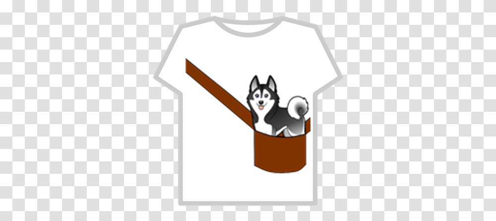 Husky In A Bag Roblox T Shirt Anime Roblox, Sleeve, Clothing, Long Sleeve, T-Shirt Transparent Png