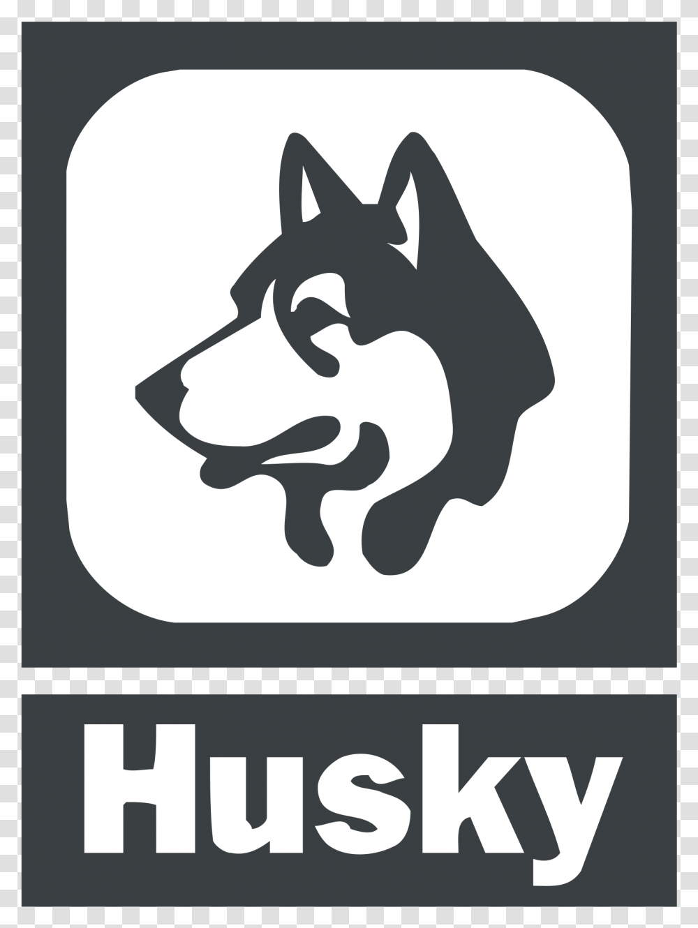 Husky Logo Husky Energy, Label, Stencil, Animal Transparent Png