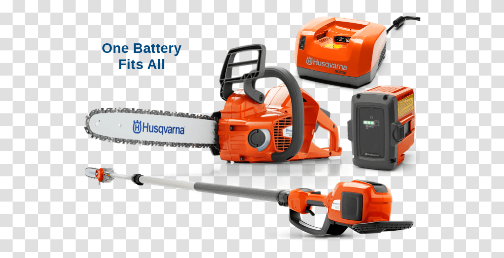 Husqvarna Pro Battery Tree Equipment Husqvarna Battery Chainsaw, Chain Saw, Tool Transparent Png