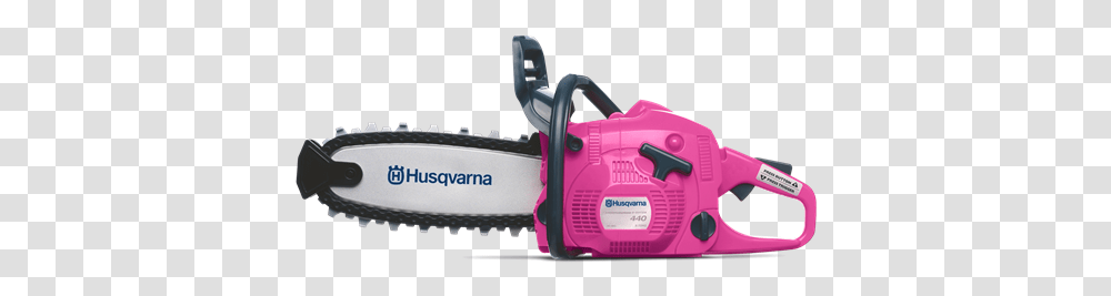 Husqvarna Toy Pink Chainsaw Pink Toy Chainsaw, Tool, Chain Saw Transparent Png