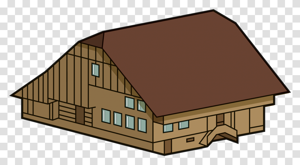 Hut Clipart Farmhouse House, Housing, Building, Cabin, Cottage Transparent Png