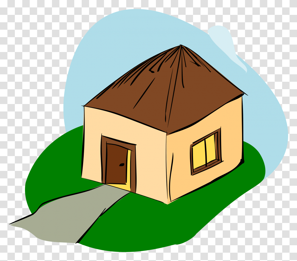 Hut Clipart Nipa Pencil And In Color, Nature, Outdoors, Building, Countryside Transparent Png