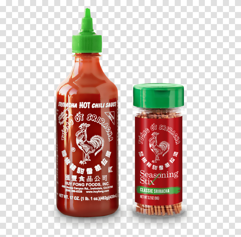 Huy Fong Sriracha Sriracha, Bottle, Label, Food Transparent Png