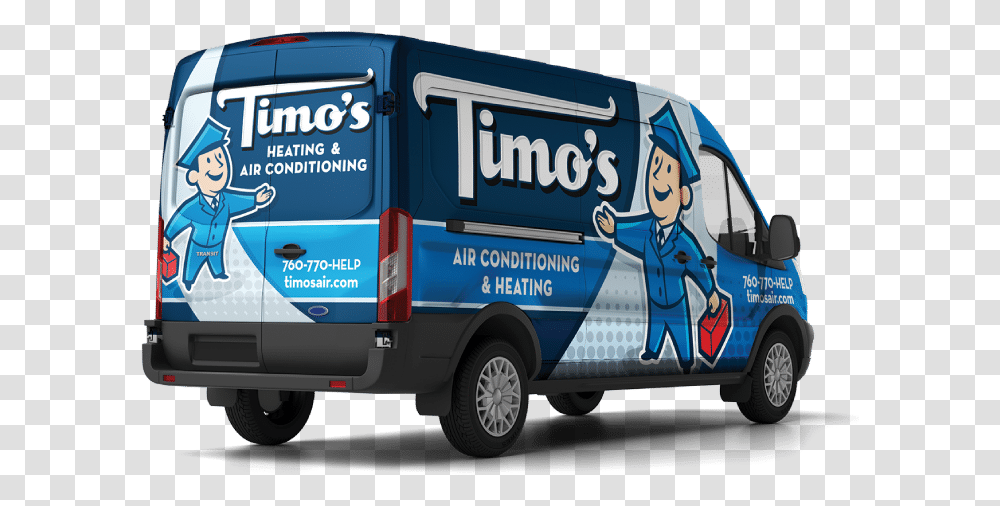 Hvac Contractors On Their Way To Help Resolve An Hvac Unique Plumbing Truck, Moving Van, Vehicle, Transportation, Person Transparent Png