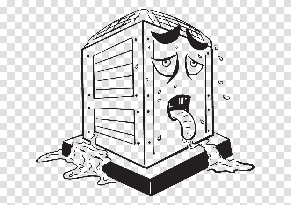 Hvac Replacement Sick Air Conditioning, Mailbox, Letterbox, Machine, Electrical Device Transparent Png