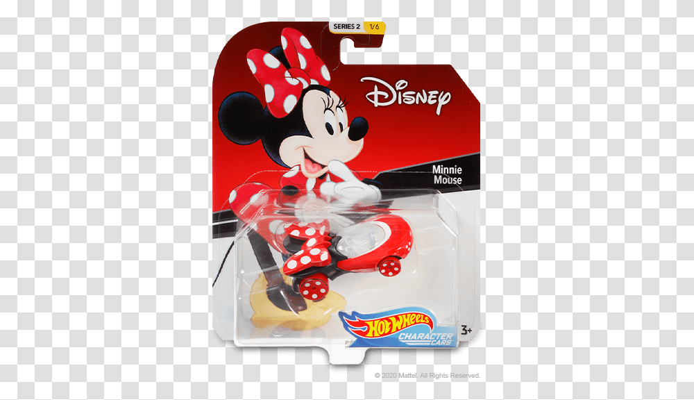 Hw Disney And Pixar Character Cars From Screens To Tracks Disney Hot Wheels Minnie Mouse, Game, Clothing, Apparel, Gambling Transparent Png