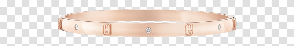 Hw Logo Accent Rose Gold Diamond Bracelet By Harry Bangle, Furniture, Drawer, Cabinet Transparent Png