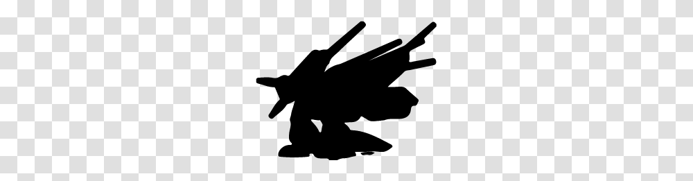 Hwr Tiger Silhouette Silhouette Of Hwr Tiger, Gun, Weapon, Weaponry, Stencil Transparent Png