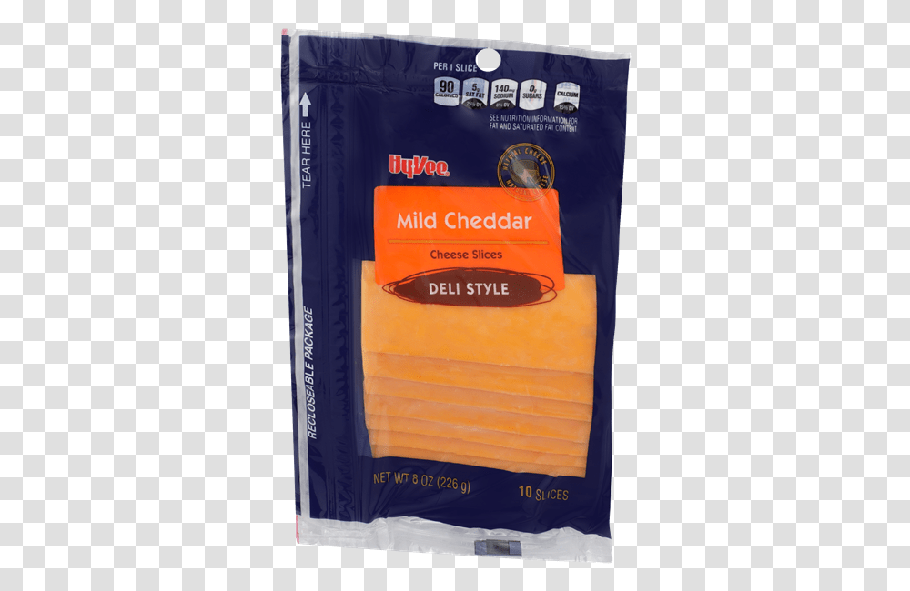 Hy Vee Mild Cheddar Cheese Slices 10ct Hyvee Aisles Paper Product, Outdoors, Plant, Lager, Beer Transparent Png