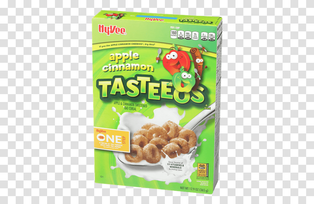 Hy Vee One Step Apple Cinnamon Tasteeos Cereal Hyvee Apple Cinnamon Tasteeos, Nuggets, Fried Chicken, Food Transparent Png