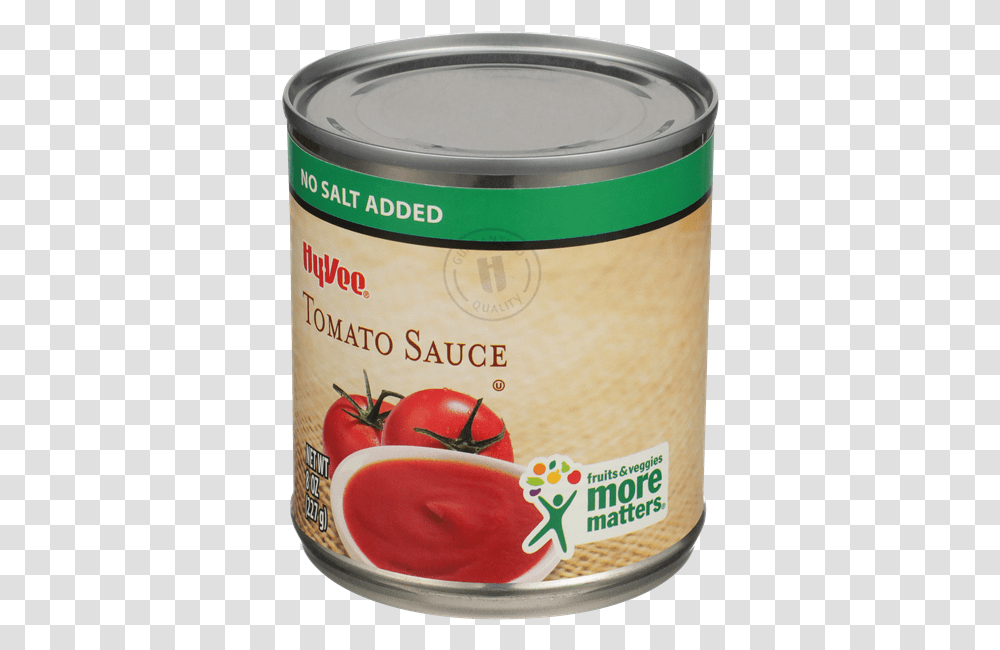 Hy Vee Tomato Sauce 15 Oz, Plant, Food, Vegetable, Tin Transparent Png