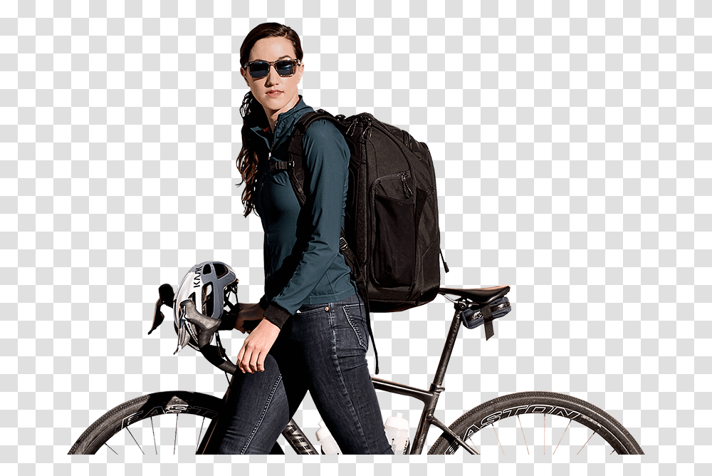 Hybrid Bicycle, Person, Helmet, Wheel Transparent Png