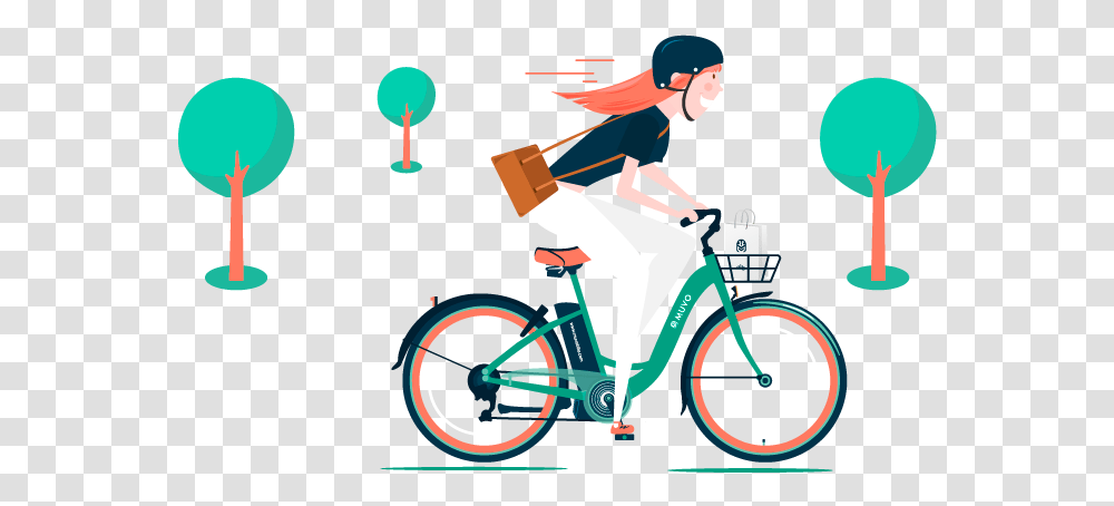 Hybrid Bicycle, Person, Wheel, Machine, Vehicle Transparent Png