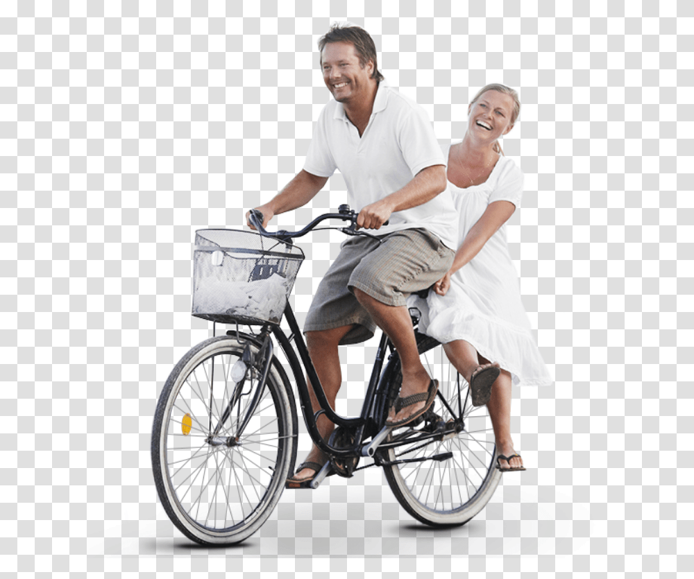 Hybrid Bicycle, Person, Wheel, Vehicle, Transportation Transparent Png