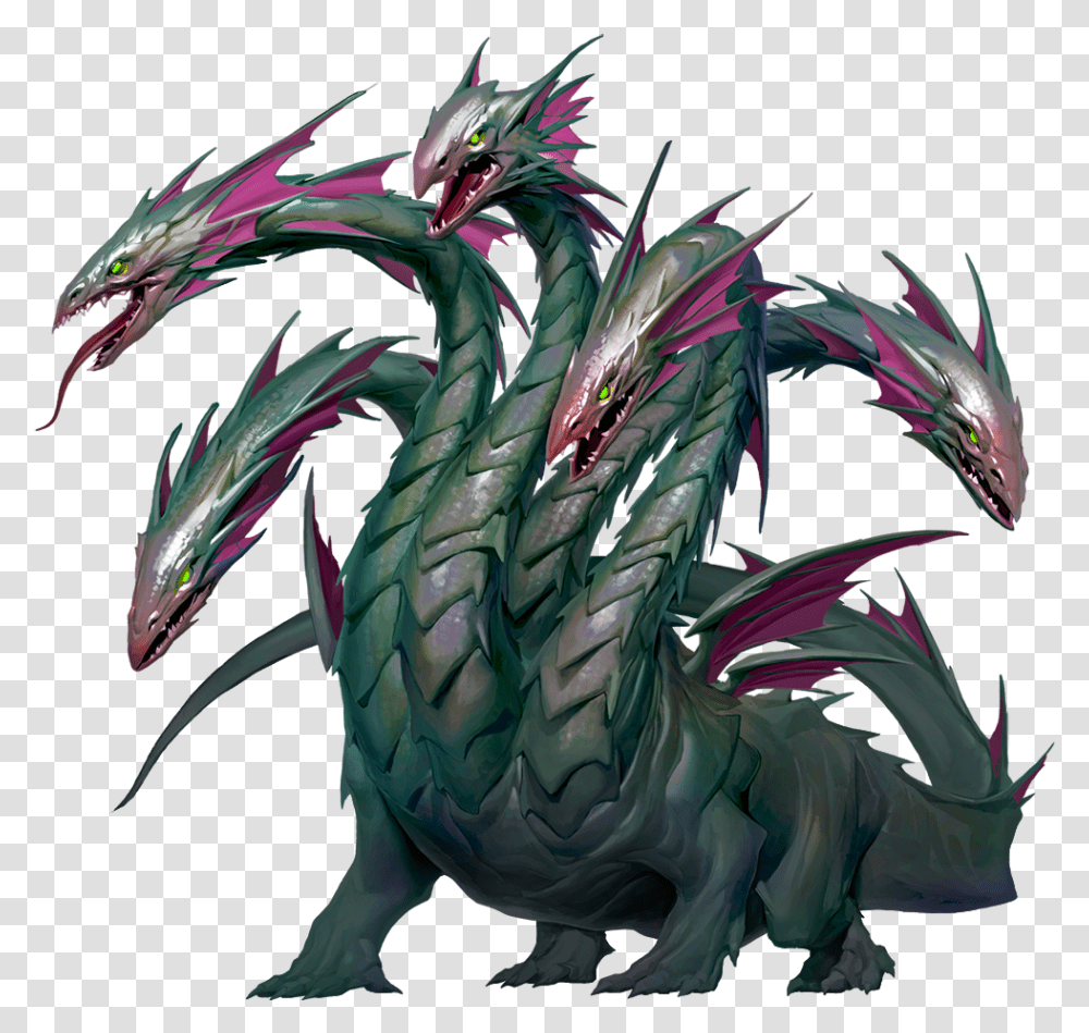 Hydra Creature, Dragon, Bird, Animal Transparent Png
